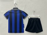 2009/2010 Inter Milan Home 1:1 Kids Retro Soccer Jersey
