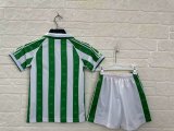 1995/1997   Real Betis Home Kids 1:1 Retro  Soccer Jersey