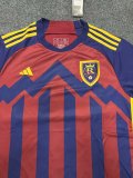 24/25 Real Salt Lake  Home  Fans 1:1 Quality Soccer Jersey