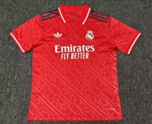 24/25 Real Madrid four Red Fans 1:1  Quality Soccer Jersey
