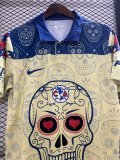 24/25   America  Clubs  Yellow  Fans 1:1 Quality Soccer Jersey