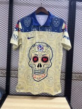 24/25   America  Clubs  Yellow  Fans 1:1 Quality Soccer Jersey