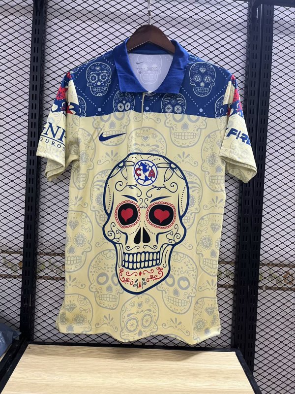 24/25 America Clubs Yellow Fans 1:1 Quality Soccer Jersey