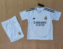 24/25 Real Madrid Home 1:1 Kids Soccer Jersey