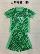 24/25 PSG Paris  Goalkeeper  Fans  Kids 1:1  Quality Soccer Jersey