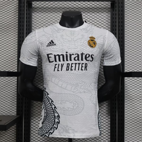 25/26 Real Madrid  White  Player 1:1 Quality Soccer Jersey