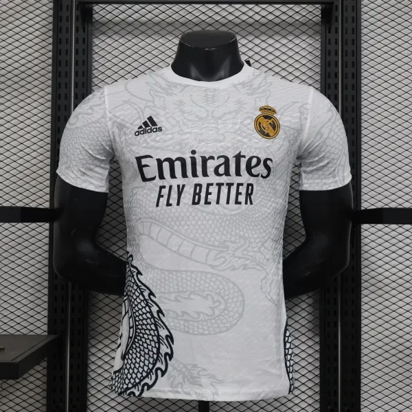 25/26 Real Madrid  White  Player 1:1 Quality Soccer Jersey