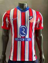 24/25 Atletico Madrid Home Player Version Soccer Jersey