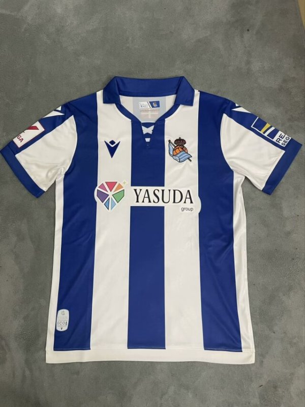 24/25  Real Sociedad Home Fans 1:1 Quality Soccer Jersey