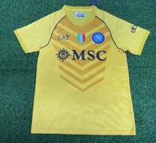 23/24 Napoli  Goalkeeper Yellow  Fans 1:1 Quality Soccer Jersey