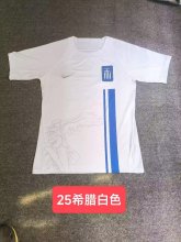 24/25  Greece  White  Home  Fans 1:1 Quality Soccer Jersey