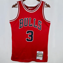 2016/2017 Bulls WADE #3 Red Retro  1:1 Quality NBA Jersey