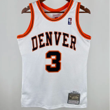 2006/2007 Nuggets IVERSON #3 White  Retro  热压 1:1 Quality NBA Jersey