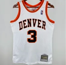 2006/2007 Nuggets IVERSON #3 White  Retro  热压 1:1 Quality NBA Jersey