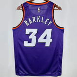 23/24  Suns BARKLEY #34 Purple Retro  1:1 Quality NBA Jersey