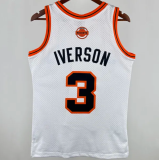2006/2007 Nuggets IVERSON #3 White  Retro  热压 1:1 Quality NBA Jersey
