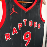 2023 Toronto Raptors BARRETT #9 Black   1:1 Quality NBA Jersey