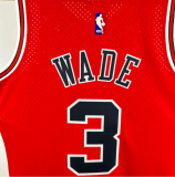 2016/2017 Bulls WADE #3 Red Retro  1:1 Quality NBA Jersey