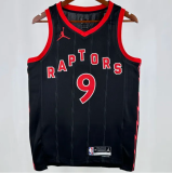 2023 Toronto Raptors BARRETT #9 Black   1:1 Quality NBA Jersey