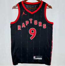 2023 Toronto Raptors BARRETT #9 Black   1:1 Quality NBA Jersey