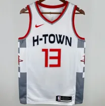 2020 Rockets HARDEN #13 White City Edition 1:1 Quality NBA Jersey
