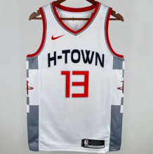 2020 Rockets HARDEN #13 White City Edition 1:1 Quality NBA Jersey