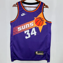 23/24  Suns BARKLEY #34 Purple Retro  1:1 Quality NBA Jersey