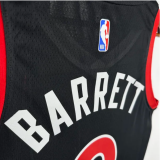 2023 Toronto Raptors BARRETT #9 Black   1:1 Quality NBA Jersey