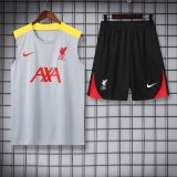 24/25 Liverpool  Dark  Gray  1:1 Quality Training Vest（A-Set）