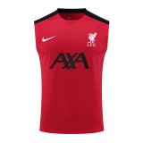 24/25 Liverpool  Black and Red   1:1 Quality Training Vest（A-Set）