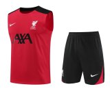 24/25 Liverpool  Black and Red   1:1 Quality Training Vest（A-Set）
