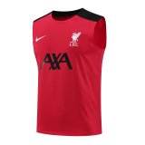 24/25 Liverpool  Black and Red   1:1 Quality Training Vest（A-Set）