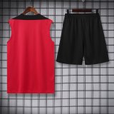 24/25 Liverpool  Black and Red   1:1 Quality Training Vest（A-Set）