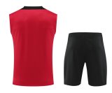 24/25 Liverpool  Black and Red   1:1 Quality Training Vest（A-Set）