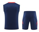 24/25 Manchester United  Navy blue  1:1 Quality Training  Vest（A-Set）