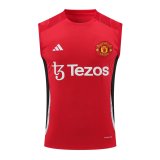 24/25 Manchester United Red  1:1 Quality Training  Vest（A-Set）