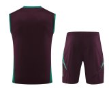24/25     Mexico  Wine Red And Green  1:1 Quality Training Vest（A-Set）