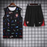 24/25  Portugal  Black 1:1 Quality Training Vest（A-Set）