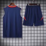 24/25 Manchester United  Navy blue  1:1 Quality Training  Vest（A-Set）