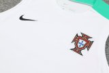 24/25  Portugal  White And Green1:1 Quality Training Vest（A-Set）