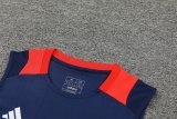 24/25 Manchester United  Navy blue  1:1 Quality Training  Vest（A-Set）