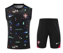 24/25  Portugal  Black 1:1 Quality Training Vest（A-Set）