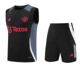24/25 Manchester United  Black 1:1 Quality Training  Vest（A-Set）