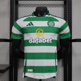 24/25 Celtic Home White Green Player 1:1 Quality Soccer Jersey