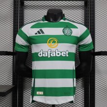 24/25 Celtic Home White Green Player 1:1 Quality Soccer Jersey