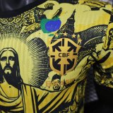 24/25 Brazil   Special  Edition  Yellow  Player  1:1 Quality Soccer Jersey