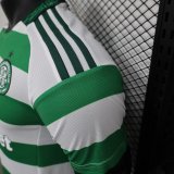 24/25 Celtic Home White Green Player 1:1 Quality Soccer Jersey