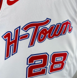 24/25 Rockets WAGNER #28 White Hot Pressed   1:1 Quality NBA Jersey