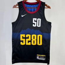 23/24 Nuggets GOROON #50 Black City Edition    1:1 Quality NBA Jersey