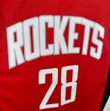 24/25 Rockets WAGNER #28 Red  Hot Pressed   1:1 Quality NBA Jersey